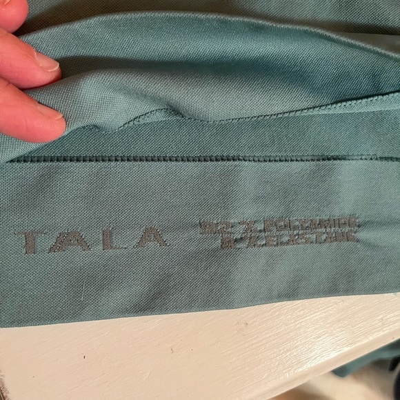 Tala Teal Half Zip Cropped Long Sleeve - Picture 5 of 7